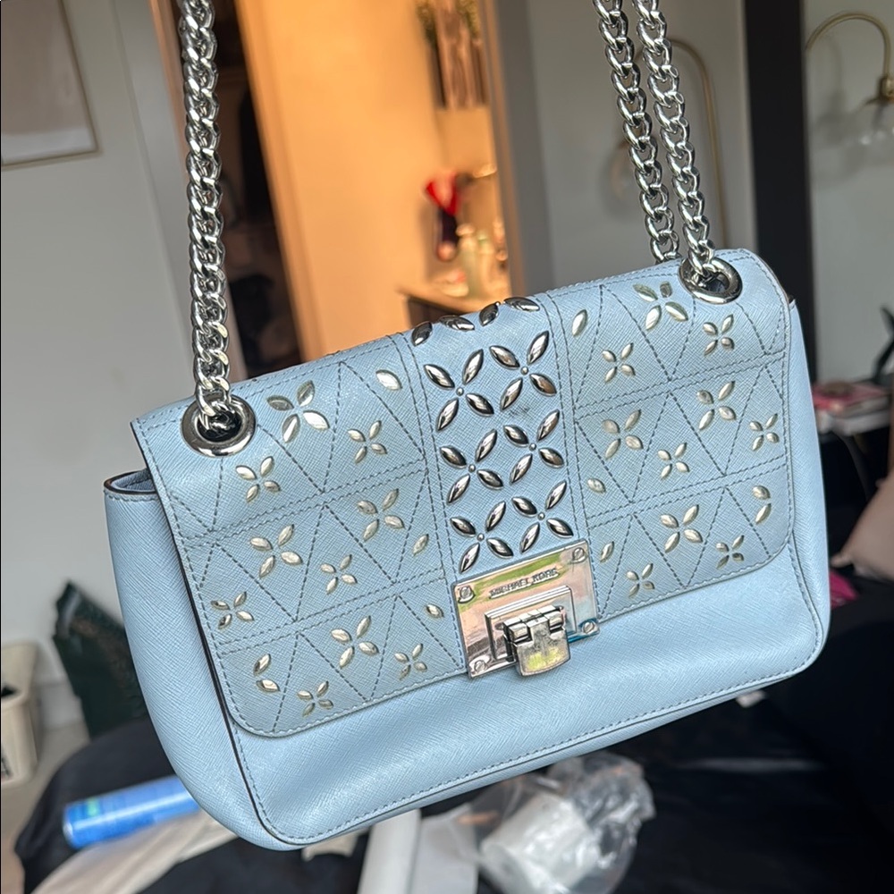Michael Kors Blue Shoulder Bag